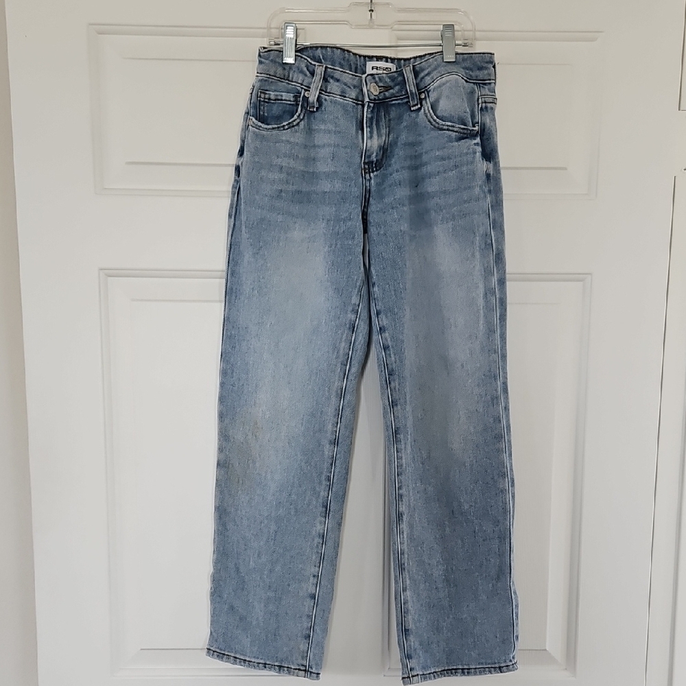 Girls RSQ Blue Jeans SZ 12 BAGGY